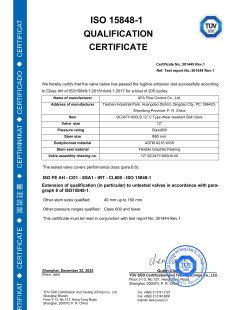 ISO 15848-1 12-600LB